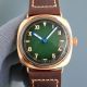 Replica Panerai Radiomir Green Dial Men 47MM Automatic Movement Yellow Gold Case Watch (3)_th.JPG